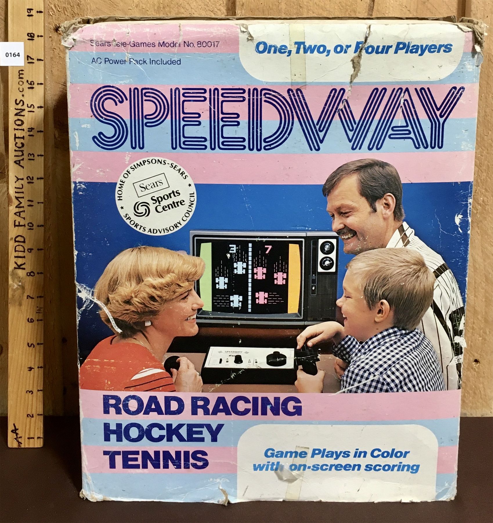 SEARS TELEGAMES SPEEDWAY GAMING CONSOLE IN ORIGINAL BOX