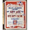 Image 1 : VINTAGE CIRCUS POSTER - CHASE AND SANBORN COFFEE PROMO - CYLDE BEATTIE COLE BROS