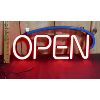 Image 2 : LIGHT UP OPEN NEON BAR SIGN - 10 X 22 INCHES