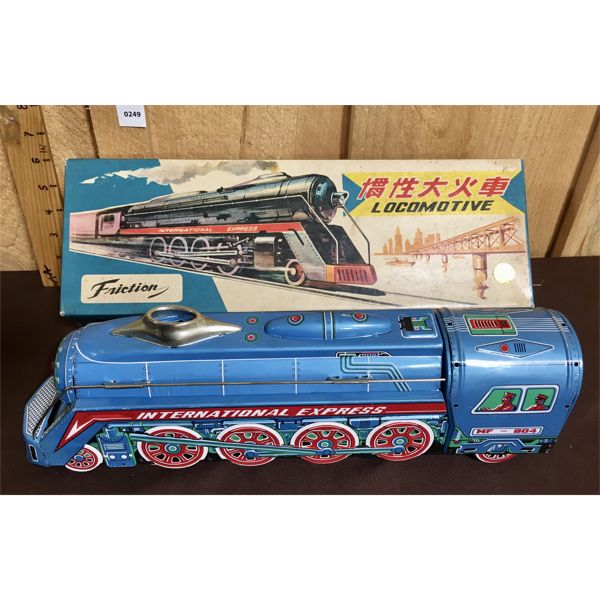 Jouet ancien locomotive international express à friction - Collection Jouet ancien locomotive international express à friction - Collection