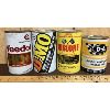 Image 2 : LOT OF 4 - MOTOR OIL CANS - CO-OP, VEEDOL, RISLONE, ETC.