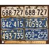 Image 1 : LOT OF 6 - ONTARIO LICENSE PLATES - 1962, 65, 67,