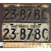 Image 1 : PAIR OF 1932 ONTARIO LICENSE PLATES