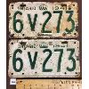 Image 1 : PAIR OF 1941 ONTARIO LICENSE PLATES
