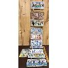 Image 1 : LOT OF 11 - US LICENSE PLATES - SEE ALL PICS