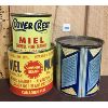 Image 2 : LOT OF 3 - HONEY TINS - MUNRO'S, CLOVER CREST, ETC.