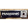 Image 2 : PANASONIC LIGHT UP ADVERTISING CLOCK - 37 X 12 X 6 INCHES