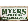 Image 2 : MYERS FARM SPRAYERS DSP SIGN - 24 X 48 INCHES