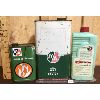 Image 2 : LOT OF 3 - BA COLLECTIBLES - 1 GAL OIL, 1 QT BBQ, 1 QT PLATIC OUTBOARD MOTOR OIL
