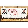 Image 1 : BOWES SEALFAST BATTERY CABLE DISPLAY RACK - 7 X 17 INCHES