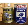 Image 1 : LOT OF 2 - GOLDEN SPECTRO & CASTROL SNOWMOBILE OIL CANS