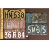 Image 1 : LOT OF 5 - ONTARIO LICENSE PLATES - 1935, 37 X 2, 38, 45