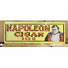 Image 1 : 1974 NAPOLEON CIGAR SST SIGN - 19 X 7