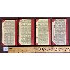 Image 2 : LOT OF 4 - FARMER'S POCKET LEDGERS - 1940'S