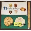 Image 1 : LOT OF 2 - SHORTENING AND LARD CARDBOARD ADVERTISEMENTS - 21 X 11 INCHES