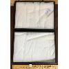 Image 1 : LOT OF 2 - GLASS TOP DISPLAY CASES - 16 X 12 X 2 INCHES
