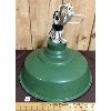 Image 1 : RE-WIRED GREEN ENAMEL SHADE - 18.5 INCHES