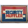 Image 1 : SECURITY MUFFLER SIGN - 73 X 49 INCHES