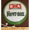 Image 1 : B/A NEVER-NOX GAS PUMP GLOBE LIGHT UP SIGN - 16 INCH DIAMETER
