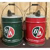 Image 2 : LOT OF 2 - 5 GAL B/A MOTOR OIL CANS