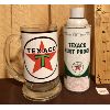 Image 1 : LOT OF 2 - TEXACO 16OZ RUST PROOF CAN AND MUG