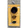 Image 1 : LARGE METAL TRAFFIC SIGNAL - 52 X 24 INCHES