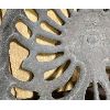 Image 2 : LOT OF 2 - CAST AND TIN IMPLEMENT SEATS