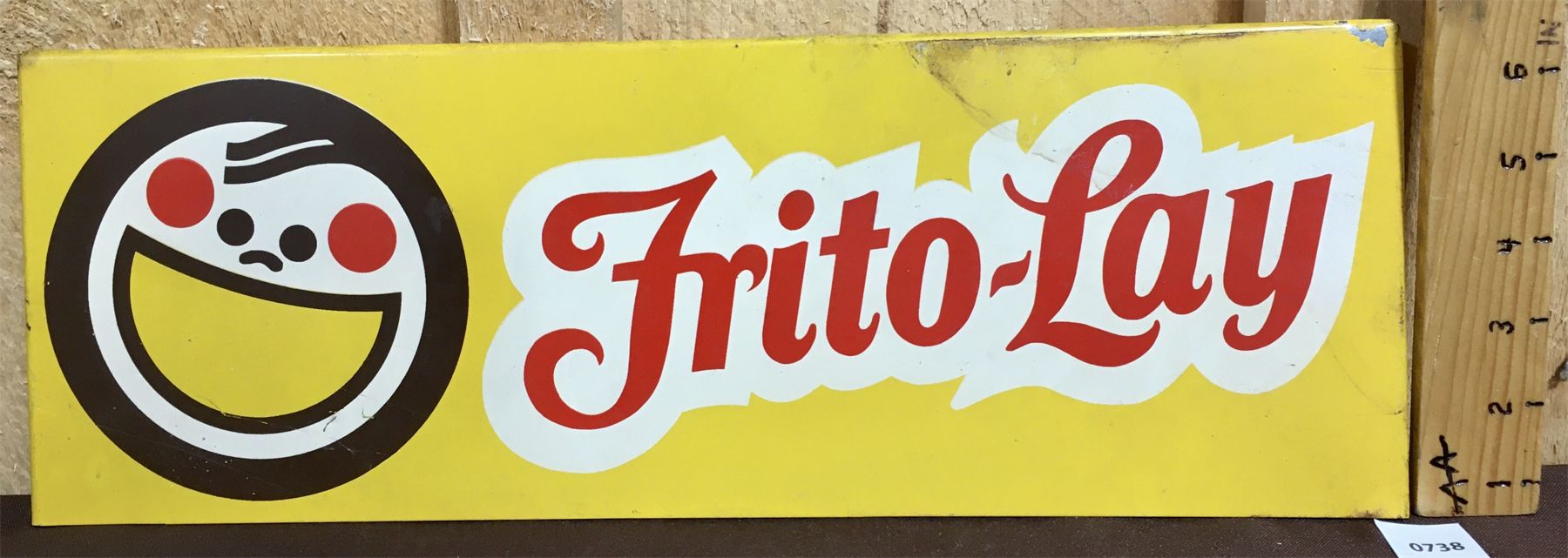 Frito Sign FRITO-LAY RACK TOPPER SIGN - SST - 17 X 6 INCHES