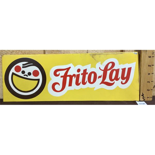 Frito Lay Counter Rack FRITO-LAY RACK TOPPER SIGN - SST - 17 X 6 INCHES