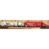 LOT OF 2 - NASCAR RACING HAULERS - BILL ELLIOTT AND ALAN KULWICKI