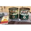 Image 2 : LOT OF 6 - TEXACO MARAFAX GREASE CANS, SHELL ROAD MAP, ECT.