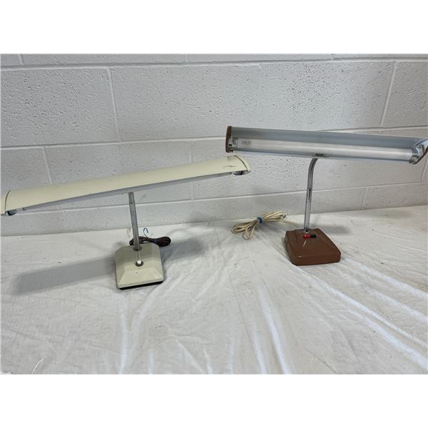 2 office lamps