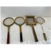 Image 1 : 4 Vintage Rackets