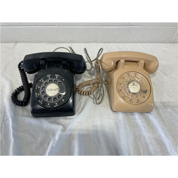 2 Rotary Phones