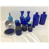 Image 1 : Blue Jars & Bottles Lot