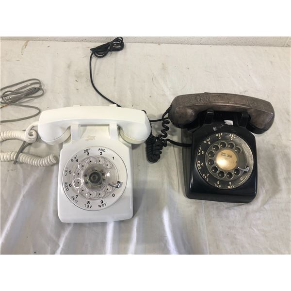 2 Rotary Phones