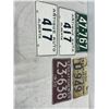 Image 1 : Vintage Licence Plates