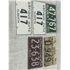 Image 2 : Vintage Licence Plates