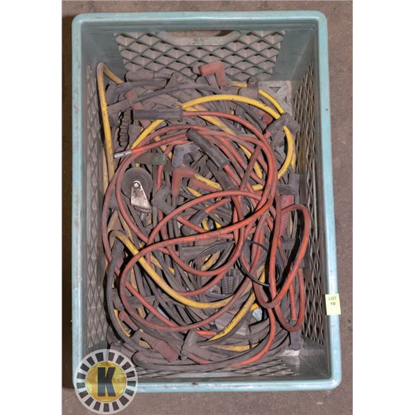 TOTE OF ASSORTED SPARK PLUG WIRES