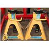 Image 1 : PAIR OF POWER FIST 12 TON JACK STANDS