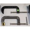Image 1 : LOT OF TWO C-CLAMPS, 5" & 6"