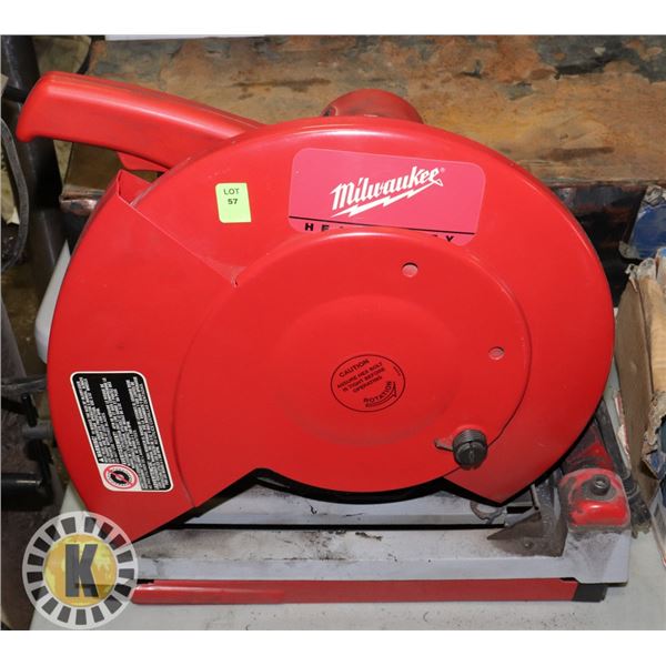 MILWAUKEE HEAVY DUTY 14" CUTOFF SAW