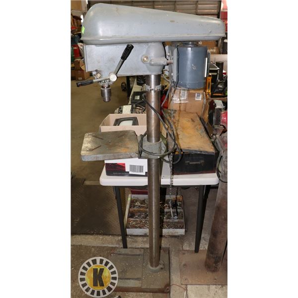 BUFFALO 15 SINGLE SPEED HEAVY DUTY DRILL PRESS