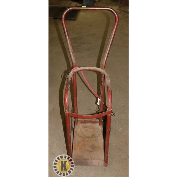 RED ACETYLENE TANK CARRIER