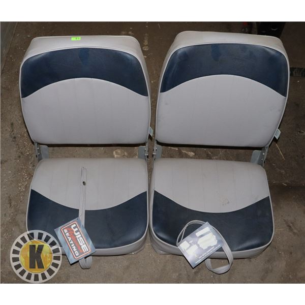 PAIR OF WISE PROFESSIONAL BOAT SEATS