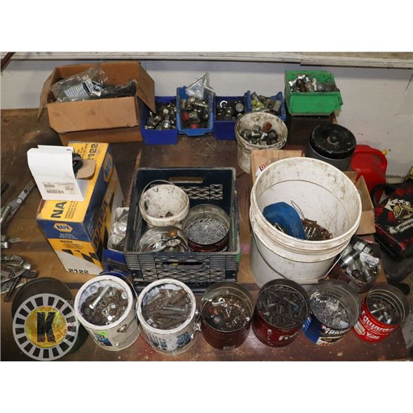 LARGE LOT HARDWARES & HYDRAULIC FITTINGS