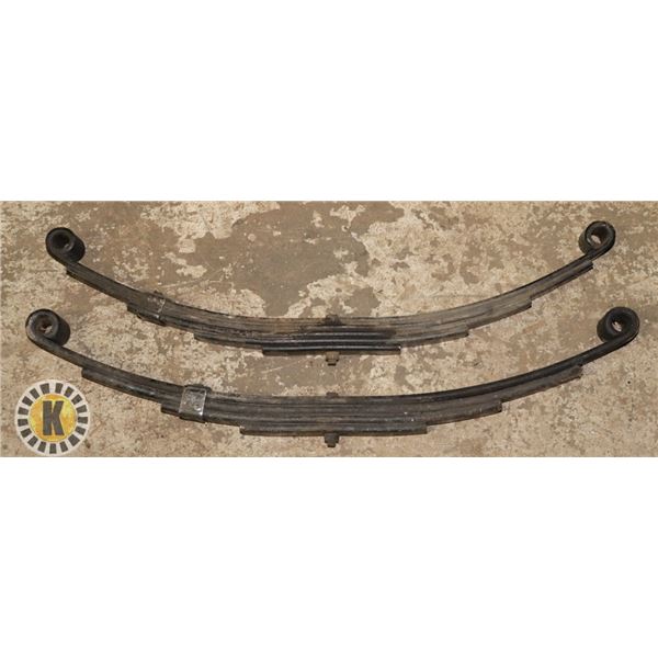 LOT OF 2 LEAF SPRINGS FOR SMALL TRAILER