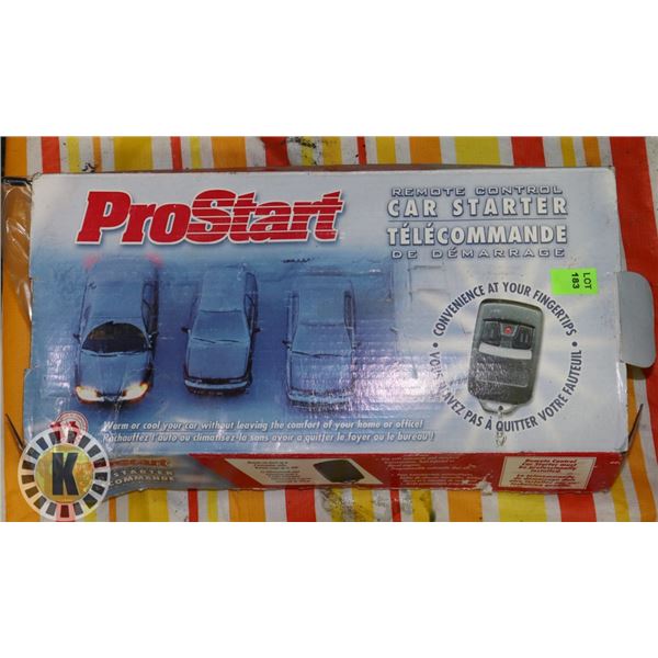 PROSTART REMOTE CONTROL STARTER WITH 1 KEY FOB