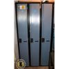 Image 1 : BANK OF 4 FULL SIZE LOCKERS