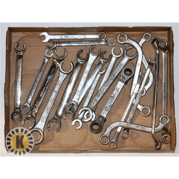 ASSORTED LINE WRENCHES AND MORE
